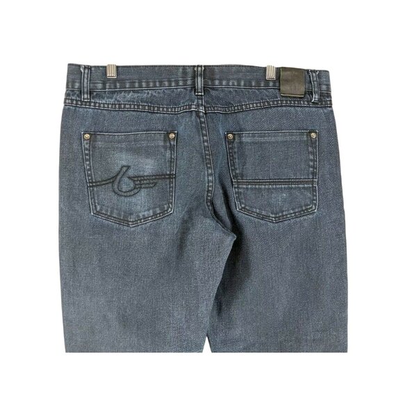 Born Fly Denim Jeans Men's Size 36 Straight Dark Anytown USA - Picture 4 of 6